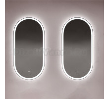 Зеркало Sancos Oval 45 OV45F с фронтальной подсветкой, набор 2 шт
