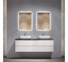 Мебель для ванной комнаты Sancos Snob T 160 bianco, столешница черный мрамор TT160A1X, раковина CN5043