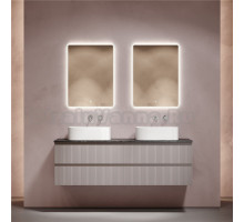 Мебель для ванной комнаты Sancos Snob T 160 doha soft, столешница черный мрамор TT160A1, раковина CN6052