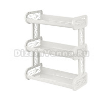 Полка Keeplex Regular 264689 3-ярусная, белое облако