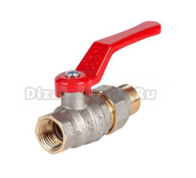 Шаровой кран Dist Стандарт Н342Р 3/4" ВРx3/4" НР американка