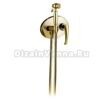 Гигиенический душ AltroBagno Beatrice 060113 Or со смесителем, С ВНУТРЕННЕЙ ЧАСТЬЮ, золото