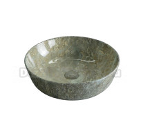 Накладная раковина GID Esfera Mnc498 42 под глянцевый камень, круглая, фаянс