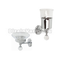 Набор Стакан Migliore Amerida 16574 хром + Мыльница 16575 хром