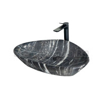 Накладная раковина GID Esfera Mnc206 59 под глянцевый камень, фаянс