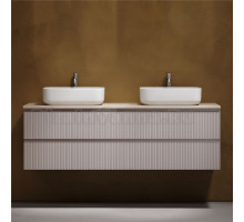 Тумба с раковиной Sancos Snob T 160 doha soft, столешница бежевая TT160A2X, раковина CN5043