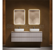 Мебель для ванной комнаты Sancos Snob T 160 doha soft, столешница бежевая TT160A2X, раковина CN5043