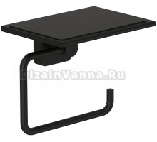 Держатель для туалетной бумаги Kludi Vela S 2597139 черный матовый