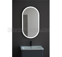 Зеркало Alavann Wave 52х92 см, с подсветкой