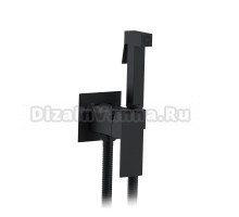 Гигиенический душ AltroBagno BM AltroBagnoBM060122MB со смесителем, С ВНУТРЕННЕЙ ЧАСТЬЮ, матовый черный