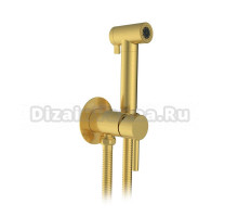 Гигиенический душ AltroBagno Modern AltroBagnoModern060117BG со смесителем, С ВНУТРЕННЕЙ ЧАСТЬЮ, матовое золото