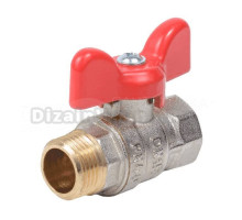 Шаровой кран Dist Стандарт Н322Б 3/4" ВРx3/4" НР