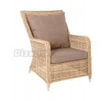 Садовое кресло 4SiS Гляссе соломенное