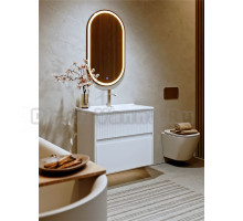 Мебель для ванной комнаты Alavann Wave 105 подвесная, белая