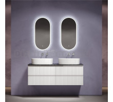 Мебель для ванной комнаты Sancos Snob T 140 bianco, столешница черный мрамор TT140A1, раковина CN6075