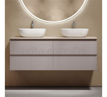 Тумба с раковиной Sancos Snob T 140 doha soft, столешница бежевая TT140A2X, раковина CN6009