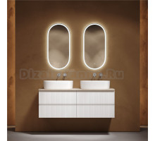 Мебель для ванной комнаты Sancos Snob T 140 bianco, столешница бежевая TT140A2, раковина CN6075