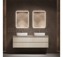 Мебель для ванной комнаты Sancos Snob R 160 beige soft, столешница бежевая TT160A2X, раковина CN5043