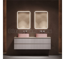 Мебель для ванной комнаты Sancos Snob R 160 doha soft, столешница бежевая TT160A2, раковина CN6052MP