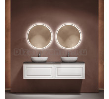 Мебель для ванной комнаты Sancos Very 160 bianco, столешница черный мрамор TT160A1X, раковина CN6009