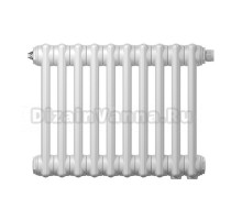 Радиатор стальной трубчатый Zehnder Charleston 2050 2 трубы, 24 секции, нижнее универсальное подключение, белый RAL 9016