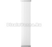 Радиатор стальной трубчатый Zehnder Charleston 3150 вертикальный, 3 трубы, 8 секций, дизайнерский, боковое подключение, белый RAL 9016