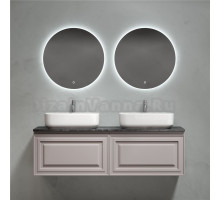 Мебель для ванной комнаты Sancos Very 140 doha soft, столешница черный мрамор TT140A1X, раковина CN5043