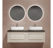 Мебель для ванной комнаты Sancos Very 140 beige soft, столешница черный мрамор TT140A1X, раковина CN5043