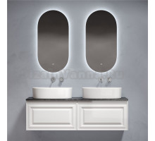 Мебель для ванной комнаты Sancos Very 140 bianco, столешница черный мрамор TT140A1, раковина CN6075