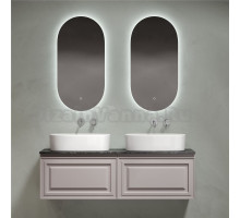 Мебель для ванной комнаты Sancos Very 140 doha soft, столешница черный мрамор TT140A1, раковина CN6075