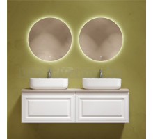 Мебель для ванной комнаты Sancos Very 140 bianco, столешница бежевая TT140A2X, раковина CN5043