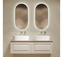 Мебель для ванной комнаты Sancos Very 140 beige soft, столешница бежевая TT140A2, раковина CN6075