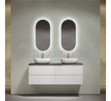 Мебель для ванной комнаты Sancos Folk 140 bianco, столешница черный мрамор TT140A1X, раковина CN6009