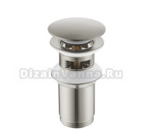 Донный клапан для раковины Timo 8011/13 с переливом, никель