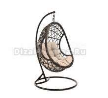 Садовое кресло 4SiS Венеция бронзовое, подушка бежевая