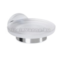 Мыльница Bemeta Obla 165108042 настенная, стеклянная, хром