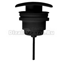 Донный клапан для раковины AZARIO AZ-106-BL универсальный, черный