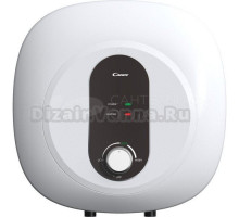 Накопительный водонагреватель Candy EM1/EM2 CS15V-EM1(R) электрический, 15 л, настенный, вертикальный, белый