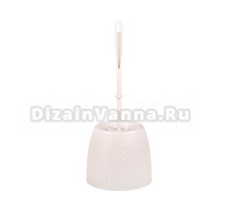 Ершик для унитаза Альтернатива Вязаное плетение 263218 бежевый