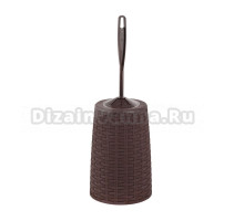 Ершик для унитаза Альтернатива Плетенка 263225 венге