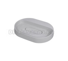 Накладная раковина Uperwood Tanos Quartz 55 жасмин, овальная