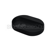 Накладная раковина Uperwood Tanos Quartz 55 уголь, овальная