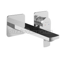 Смеситель для раковины Aqueduto Linha LIN0400 С ВНУТРЕННЕЙ ЧАСТЬЮ, хром