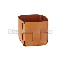 Контейнер ADJ Mini Bottega 1013.09/30 12х12 см, коньяк, бордо