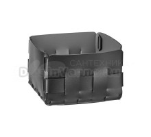 Контейнер ADJ Mini Bottega 1019.01/03 19х19 см, черный, серый