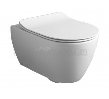 Унитаз подвесной Scarabeo Moon 5520/CL безободковый, с микролифтом