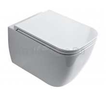 Унитаз подвесной Scarabeo Teorema 2.0 5126/CL безободковый, с микролифтом