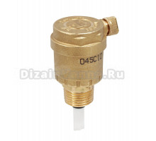 Автоматический воздухоотводчик Giacomini R88I 3/8" НР, с запорным клапаном