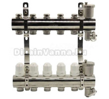 Коллекторная группа KROMWELL EU.ST6079550 1" ВР-3/4" НР, 5 выходов, без расходомеров