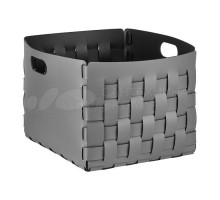 Контейнер ADJ Bottega 1048.03/01 35х40 см, серый, черный